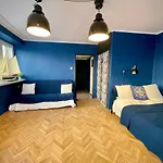 Super Apartament Blue Scisle Centrum Dwie Linie Metra Netflix Wifi 300 Mbs Panorama Miasta
