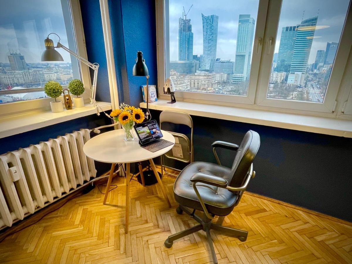 Lägenhet Super Blue Scisle Centrum Dwie Linie Metra Netflix Wifi 300 Mbs Panorama Miasta *