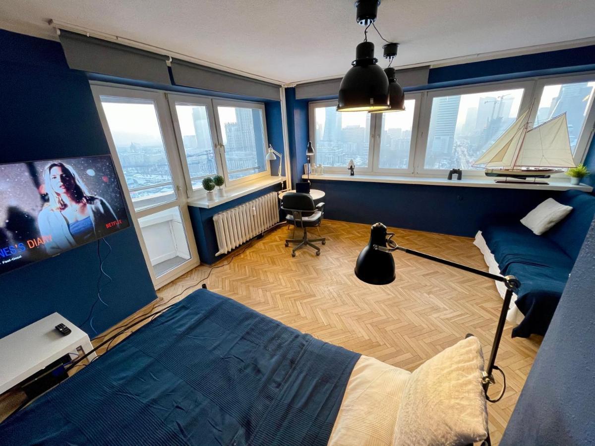 Super Blue Scisle Centrum Dwie Linie Metra Netflix Wifi 300 Mbs Panorama Miasta Warszawa